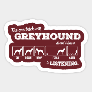 Greyhound Sticker